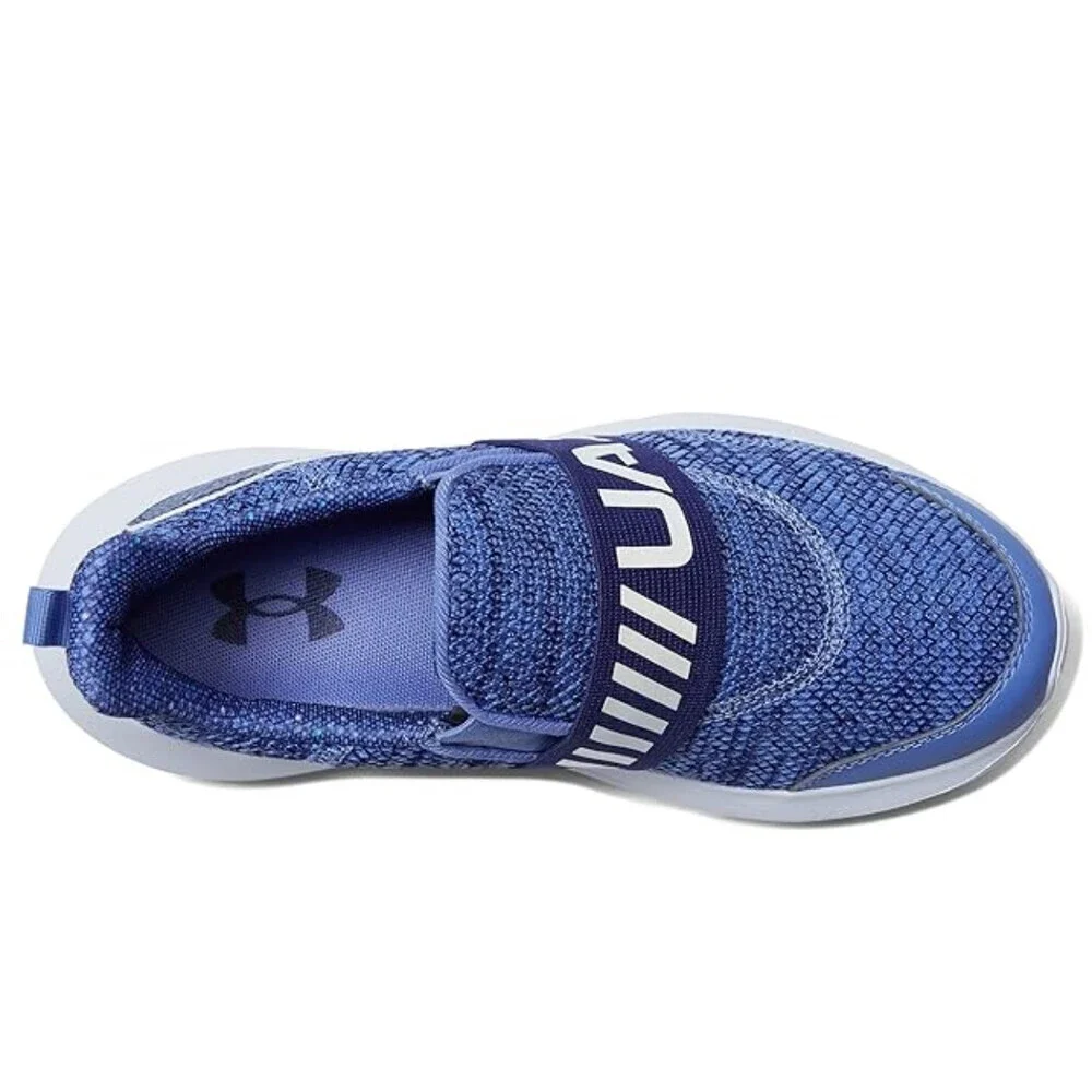 Under Armour Surge 3 Sneakers Kids US 6.5 Baja Blue Slip On Running Shoes GAL969